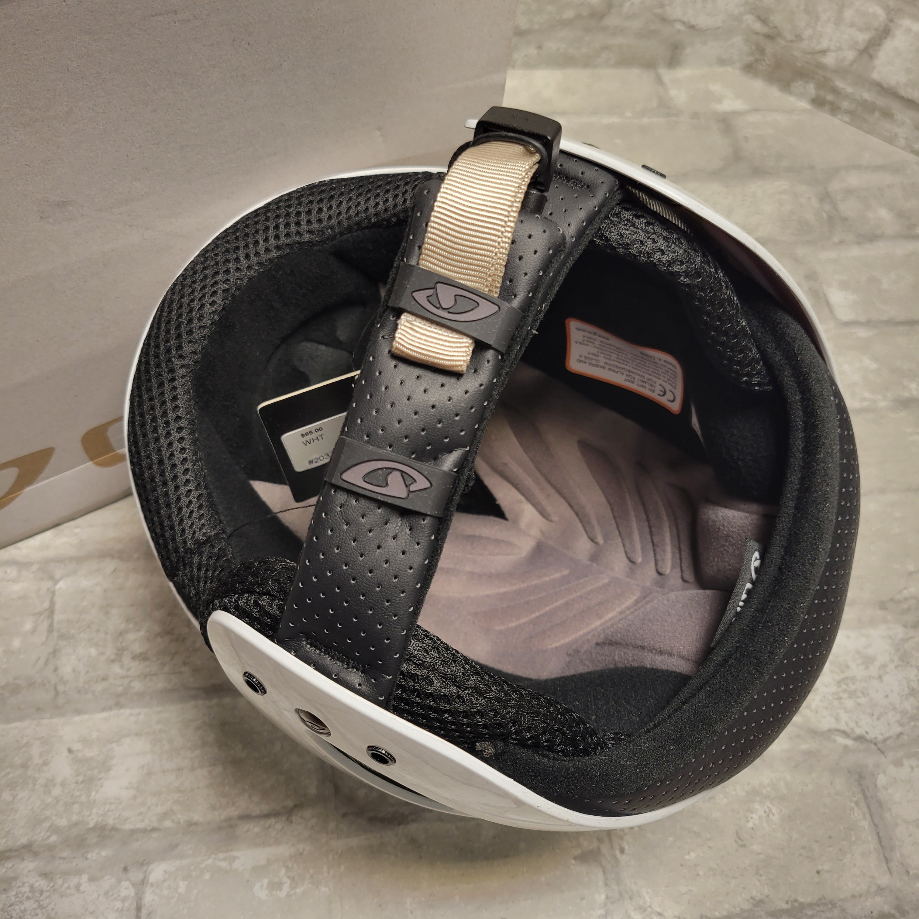 Giro Sestriere Race Snow Helmet #2033947, Adult White Small (8075274584302)